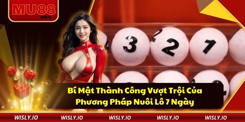 Bí Mật Thành Công Vượt Trội Của Phương Pháp Nuôi Lô 7 Ngày Bí Mật Thành Công Vượt Trội Của Phương Pháp Nuôi Lô 7 Ngày