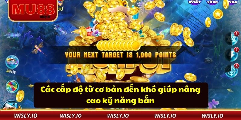 Ica Bắn Cá Hấp Dẫn Tại MU88 Tăng Cơ Hội Chiến Thắng Nhanh Các cấp độ từ cơ bản đến khó giúp nâng cao kỹ năng bắn