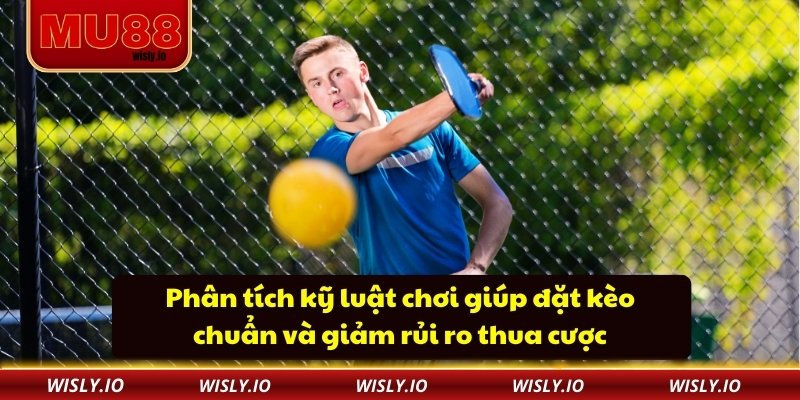 Luật Chơi Pickleball Chi Tiết Và Chiến Lược Bắt Kèo Tại MU88 Phân tích kỹ luật chơi giúp đặt kèo chuẩn và giảm rủi ro thua cược