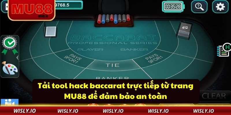 Công Cụ Tool Hack Baccarat Đáng Tin Cậy Cho Người Chơi MU88 Tải tool hack baccarat trực tiếp từ trang MU88 để đảm bảo an toàn